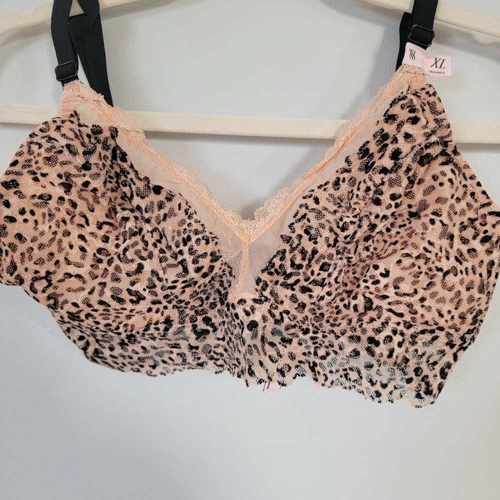 Victoria's Secret Animal Print Lace Bralette